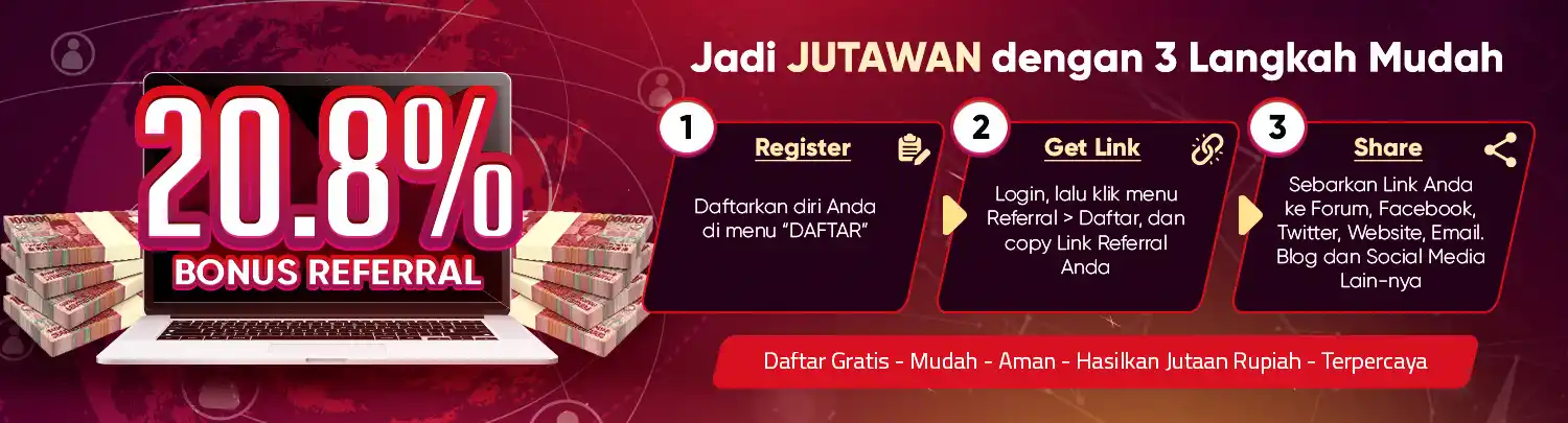 Ibetwin: Sistem Bonus Referral Terbesar | Terpercaya & Terlengkap